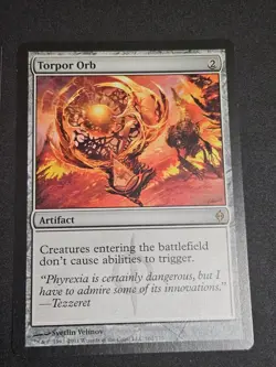 2x MTG Magic the Gathering Torpor Orb (162/181) New Phyrexia Rare Ex-NM - Image 3