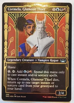 MTG Magic [x1] Cormela, Glamour Thief [x1] SHOWCASE FOIL Streets Capenna M/NM - Image 1