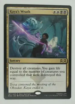 MTG Singles - Kaya's Wrath - Ravnica Allegiance -A248 - Image 1