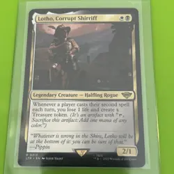 MTG Lotho, Corrupt Shirriff The Lord of the Rings 0213 Pack Fresh - Image 1