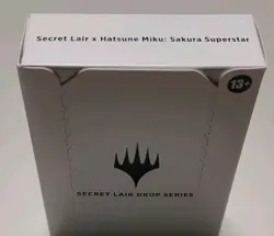 Hatsune Miku Sakura Superstar English (EN) Non-Foil Sealed Secret Lair MtG Magic - Image 1