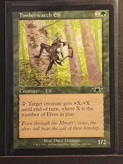 Timberwatch Elf - Legions - 2003 - MTG - Magic the Gathering - Comb Sh - TCG - Image 1