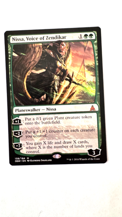 Nissa, Voice of Zendikar - 138 Oath of the Gatewatch - Magic The Gathering - NM - Image 1