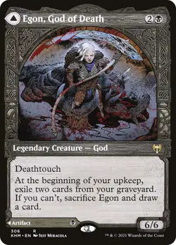 MTG Egon, God of Death // Throne of Death Showcase - Kaldheim #306 - Image 1