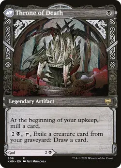 MTG Egon, God of Death // Throne of Death Showcase - Kaldheim #306 - Image 2