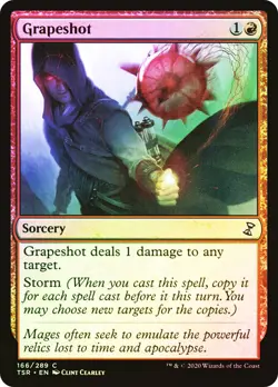 MTG FOIL Grapeshot - Time Spiral Remastered #166 - Image 1