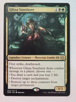 MTG Glissa Sunslayer Phyrexia: All Will Be One 202/271 Regular Rare - Image 2