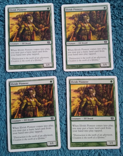 MTG 8TH ELVISH PIONEER COMMON X4 LP - Image 1