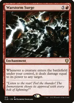 MTG Warstorm Surge ** Commander Legends: Battle for Baldur's Gate ** English - Image 1