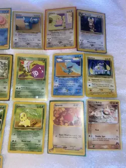 Nintendo Wizards Pokemon TCG 2002 Card Lot 25 Cards Arcanine Staryu Mareep - Image 3