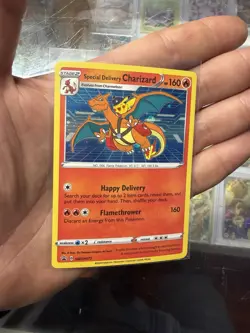 Special Delivery Charizard SWSH075 Promo SWSH Black Star Pokemon - Image 1