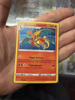 Special Delivery Charizard SWSH075 Promo SWSH Black Star Pokemon - Image 2