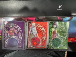 Pokemon Coin Japanese city gym starter coins and book Red, Purple and Green - Image 1