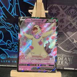 Pokemon Tcg Hisuian Typhlosion V 053/189 Ultra Rare Holo Condition NM - Image 1