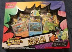 Pokemon Ascended Heroes First Partner Deluxe Pin Collection Sealed New - Image 1