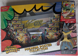 Pokemon Mega Evolution Ascended Heroes Premium Poster Collection Mega Lucario EX - Image 1