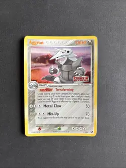 Pokemon TCG Aggron 1/108 EX Power Keepers STAMPED Reverse Holo 2007 Nintendo - Image 1