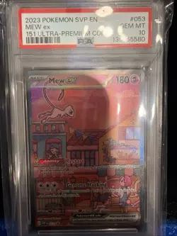 2023 Pokemon Svp En-Sv Black Star Promo Mew Ex #053 PSA 10 - Image 1