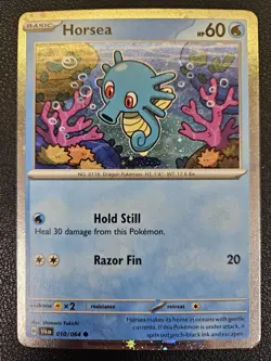 Horsea - 010/064 - NM/M - Cosmos Holo - Shrouded Fable - Pokemon TCG - Image 1