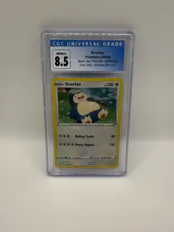 Snorlax SWSH032 CGC 8.5 2020 Pin Collection Black Star Promos Pokemon - Image 1