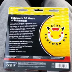 Pokemon TCG 2026 Pokemon Day 30th Anniversary Pikachu Box - Image 3