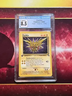 Pokemon Zapdos 30/62 Fossil 1st Edition Rare 1999 - Image 1