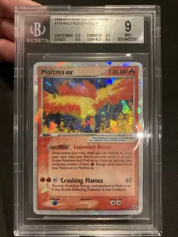 Pokemon TCG Moltres ex 115/112 FireRed LeafGreen BGS 9 Mint - Image 1