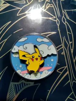 2021 Pokemon Celebrations Flying & Surfing Pikachu Pin Official Pokemon Pin - Image 1