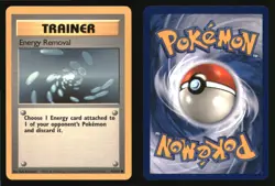 Energy Removal 92/102 Common Base Set Unlimited Pokemon Lightly Played - Image 3