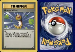 GUST OF WIND 93/102 COMMON BASE SET UNLIMITED POKEMON HP - Image 1