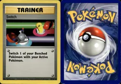 SWITCH 95/102 COMMON BASE SET UNLIMITED POKEMON HP - Image 1