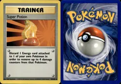 SUPER POTION 90/102 UNCOMMON BASE SET UNLIMITED POKEMON HP - Image 1