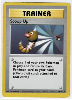 Scoop Up 78/102 Pokemon Base Set Shadowless Rare Trainer HP+ - Image 1