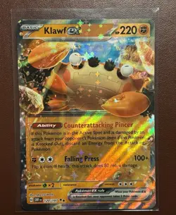 Pokemon TCG - Klawf EX - 120/197 - Double Rare Holo - NM/M - Image 1