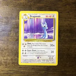 Dragonair 18/102 Base Set Non-Holo Unlimited Rare Vintage LP Pokemon TCG - Image 1