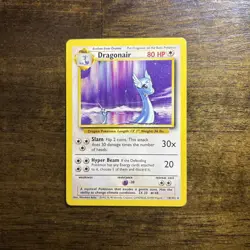 Dragonair 18/102 Base Set Non-Holo Unlimited Rare Vintage LP Pokemon TCG - Image 3