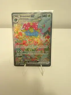 Venusaur ex 198/165 SIR Pokemon 151 Special Illustration Rare Full Art - Image 1