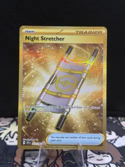 Pokemon TCG: SV08 Surging Sparks - Night Stretcher HR 251/191 - NM+ - Image 1