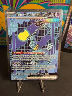 Pokemon Iron Crown ex 158/131 Prismatic Evolutions Special Illustration Rare Ho… - Image 1