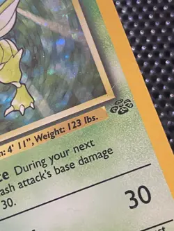 Pokemon TCG Scyther Holo 10/64 Jungle Unlimited MP - Image 2