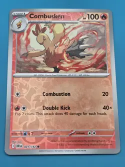 Combusken 041/182 Pokemon TCG Sv10: Destined Rivals Reverse Holo NM - Image 1