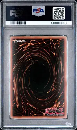 2002 Yu-Gi-Oh! Mystical Elf Legend of Blue Eyes LOB Unlimited Super Rare PSA 10 - Image 2