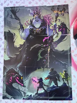 Disney Lorcana - Ursula’s Return - Ursula Puzzle Pieces - Complete Set - Image 1