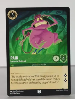 Pain - Immortal Sidekick - Ursula's Return - 81/204 - singles - Lorcana TCG - Image 1