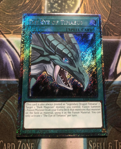 *** THE EYE OF TIMAEUS *** 1ST EDITION PLATINUM SECRET RARE HOLOGRAPHIC YUGIOH! - Image 1