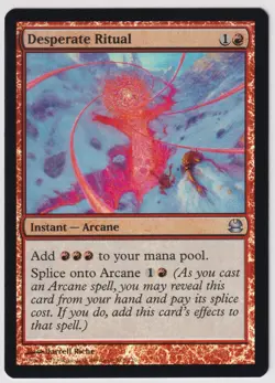 MTG Foil 1X Desperate Ritual X1 Modern Masters Magic - LP/MP - Image 1