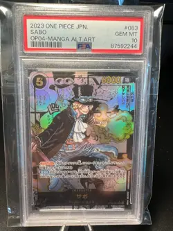 Sabo OP04-083 Manga PSA 10 Gem Mint Kingdom of Intrigue ONE PIECE TCG Japanese - Image 1