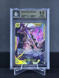 2025 Trafalgar Law One Piece OP10-119 SEC - English - Royal Blood - BGS 9.5 - Image 1