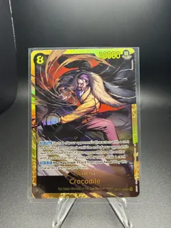 One Piece The Azure Sea’s Seven Crocodile OP14-120 Secret Rare SEC NM - Image 1