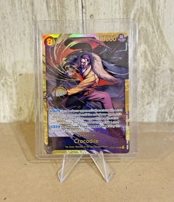 Crocodile Foil The Azure Sea's Seven Secret Rare OP14-120 One Piece CCG - Image 1